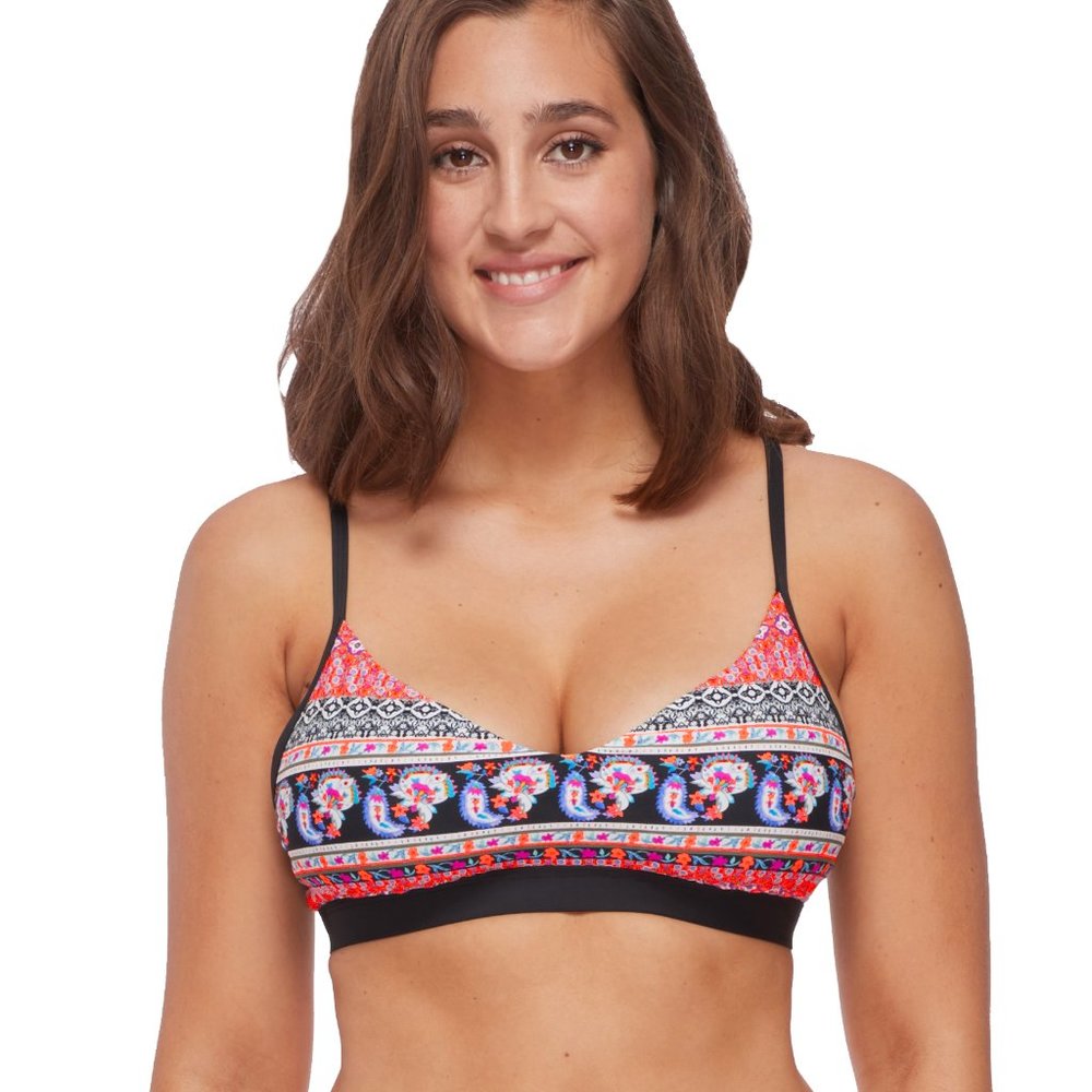 NWT Eidon D-Cup Bikini top in Gemini Print